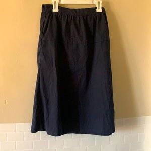 Gap Navy A Line Skirt EUC Small